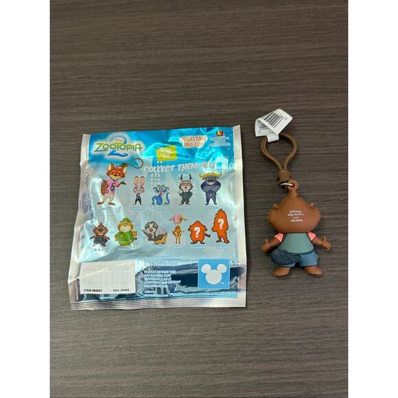 Disney Zootopia 2 Figural Bag Clip Keychain - Nibbles - Picture 2 of 2